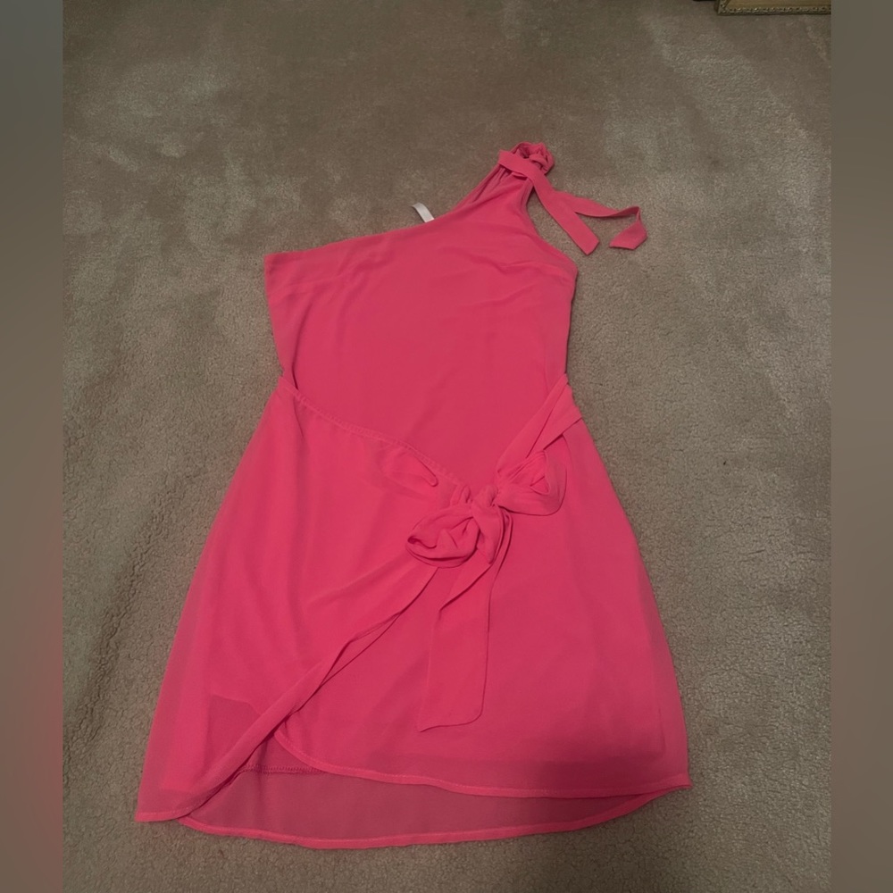 hello molly one shoulder dress